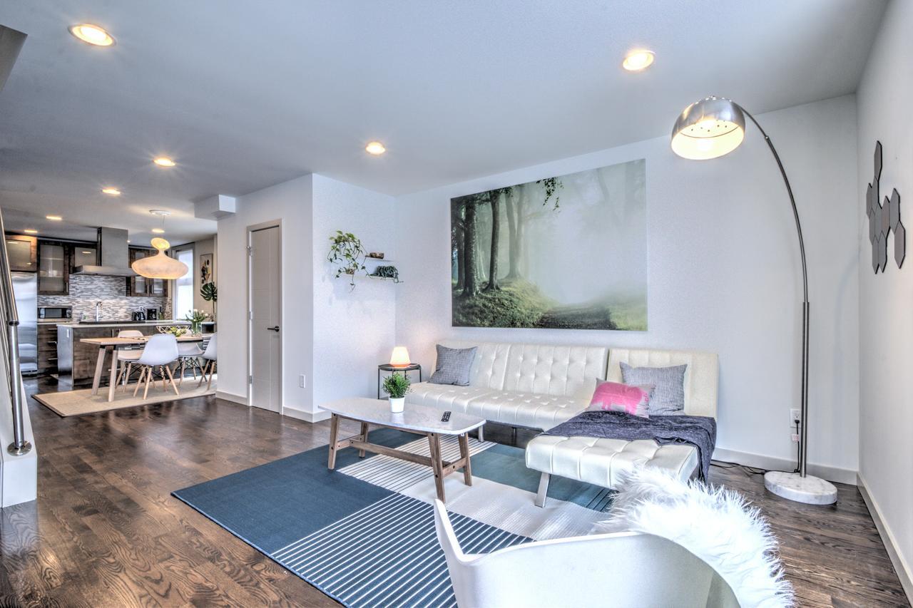 Central Modern Home With Rooftop Seattle Exteriör bild