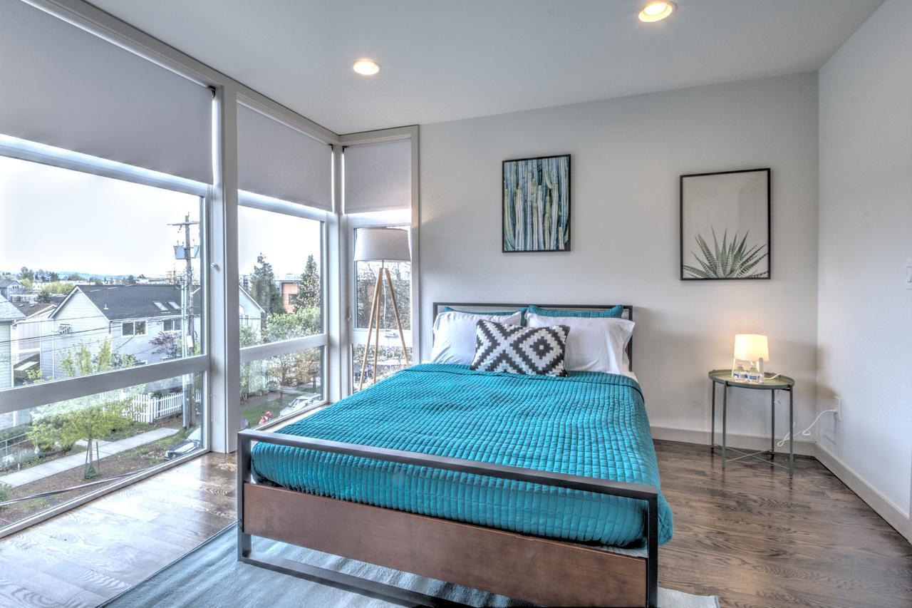 Central Modern Home With Rooftop Seattle Exteriör bild