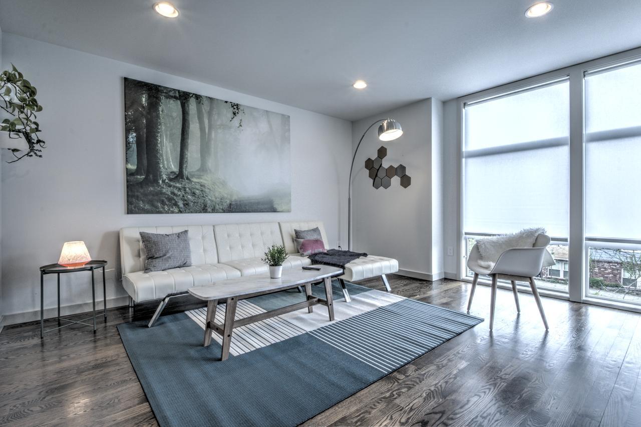 Central Modern Home With Rooftop Seattle Exteriör bild