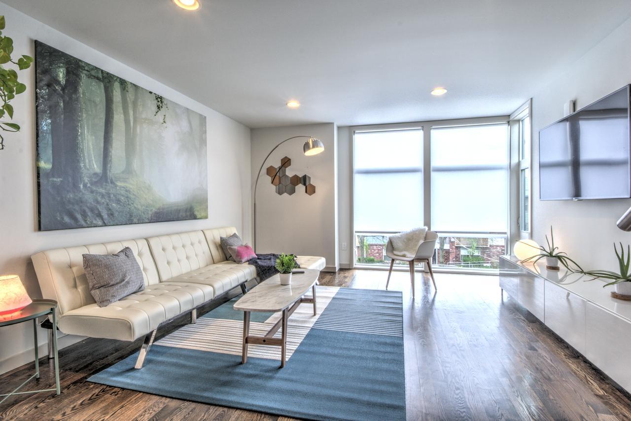 Central Modern Home With Rooftop Seattle Exteriör bild